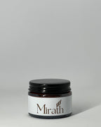 The Simple One all-purpose tallow cream jar by Mirath Beauty on white background - nourishing cream for face, body, and hands made in Lebanon