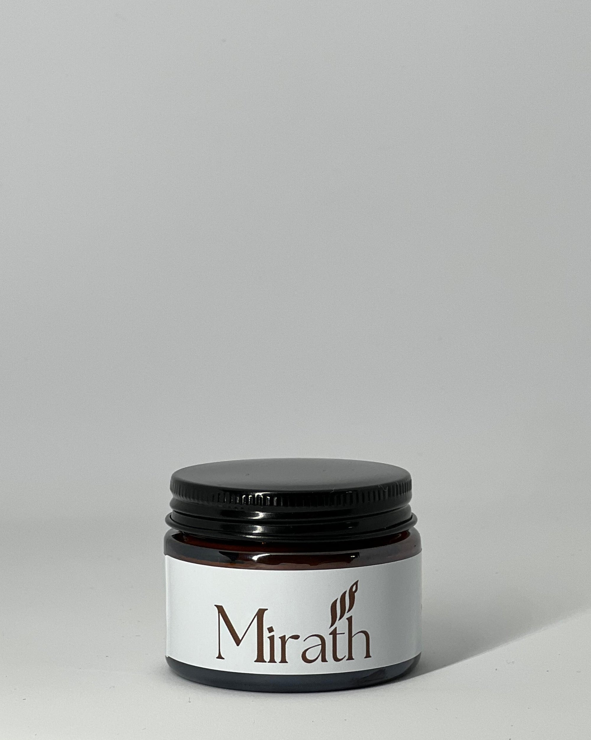The Simple One all-purpose tallow cream jar by Mirath Beauty on white background - nourishing cream for face, body, and hands made in Lebanon